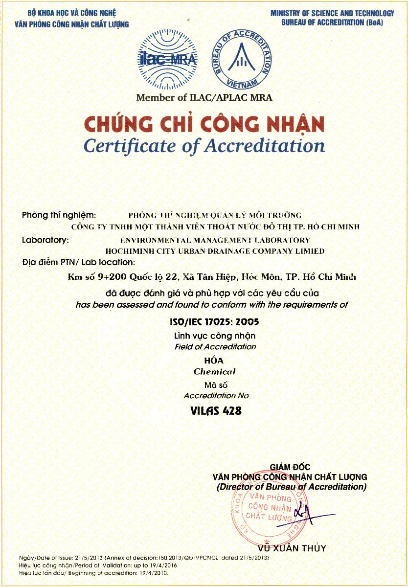 PTN phù hợp ISO/IEC 17025:2005